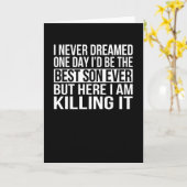 Carte Meilleur fils qui soit (Fleur jaune)