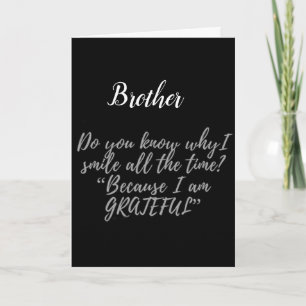 CARTE **MEILLEUR FRÈRE JAMAIS** JOLI ANNIVERSAIRE