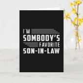 Carte Meilleur gendre Fils fier Idée cadeau génial (Fleur jaune)