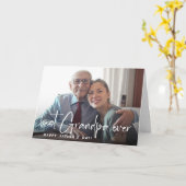 Carte Meilleur Grand-Père Jamais | Bonne Fête des Pères (Fleur jaune)