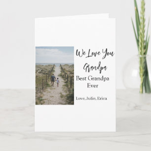 Carte meilleur grand-père toujours grands-parents cadeau