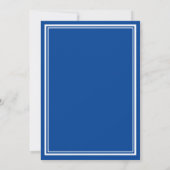 Carte Meilleur Grand-Père Typographie Bleue Titulaire De (Dos)