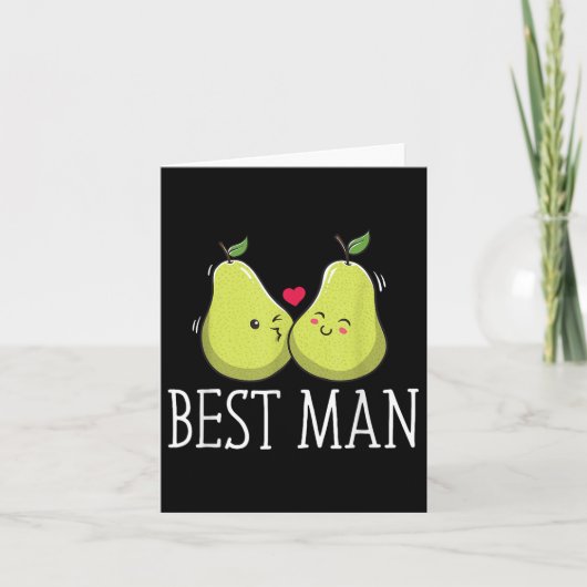 Carte Meilleur Homme Bridesman Groomsmen Meilleur Guy Gr (Devant)