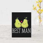 Carte Meilleur Homme Bridesman Groomsmen Meilleur Guy Gr (Fleur jaune)