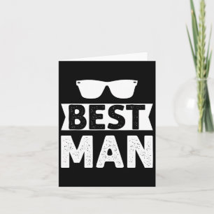 Carte Meilleur homme Mariage Groomsmen Funny Bride Bache