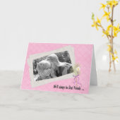 Carte Meilleur Humour d'anniversaire (Fleur jaune)