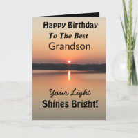 Meilleur Lumière de Grand-fils brille Anniversaire
