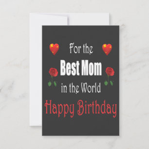 Carte Meilleur Maman Birthday Design