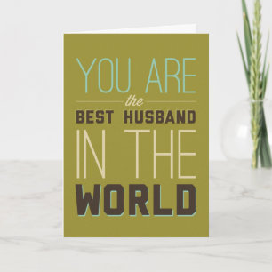 Carte Meilleur Mari [Femme]