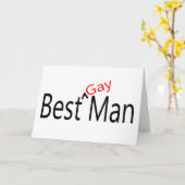 Carte Meilleur Mariage gay (Fleur jaune)