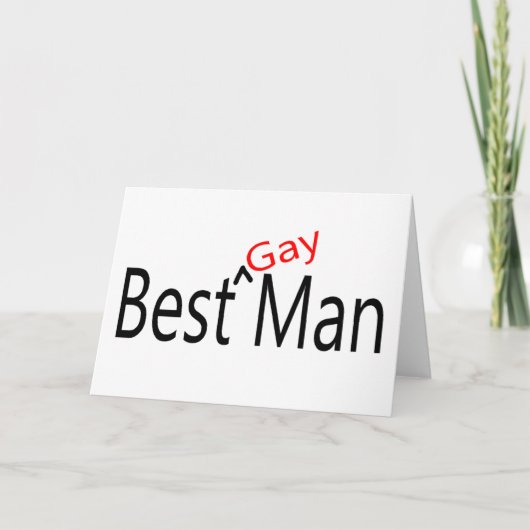 Carte Meilleur Mariage gay (Devant)