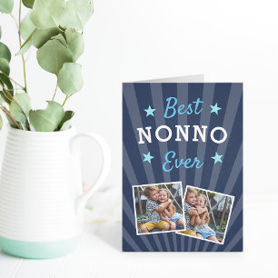 Carte Meilleur Nonno Ever Photo de la Fête des Pères