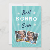 Carte Meilleur Nonno jamais | Photo Fête des pères plat (Devant)