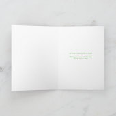Carte Meilleur oncle de la Saint-Patrick Typography (Intérieur)