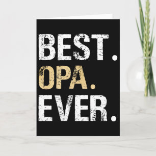 Carte Meilleur Opa Graphique Cadeau Opa De Petite-Fille