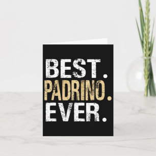Carte Meilleur Padrino jamais Espagne Parrain Espagnol