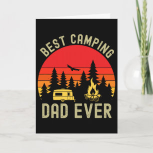 Carte Meilleur Papa de Camping de la Fête des Pères