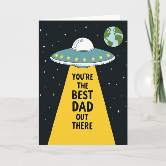 Carte Meilleur Papa de l'Univers (Devant)