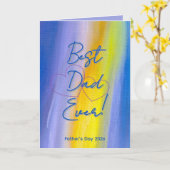 Carte Meilleur Papa de Tous les Temps ! (Fleur jaune)