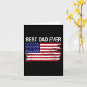 Carte Meilleur Papa De Tous Les Temps Avec Nous Cadeaux (Fleur jaune)