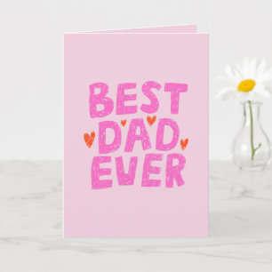 Carte Meilleur Papa de Tous les Temps Photo Fête des Pèr
