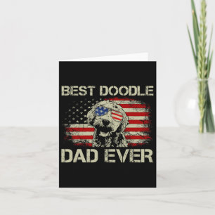 Carte Meilleur Papa Doodle Goldendoodle Du Monde Cadeau 
