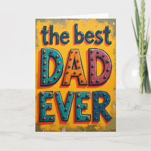 Carte Meilleur Papa du Monde à Marquees
