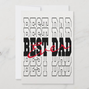 Carte Meilleur Papa du Monde, Carte de Fête des Pè