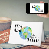 Carte Meilleur papa du monde entier | Fête des pères