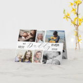 Carte Meilleur Papa du Monde | Fête des Pères Collage 6 (Fleur jaune)