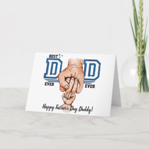 Carte Meilleur Papa du Monde – Hommage Ému à l'Occasion