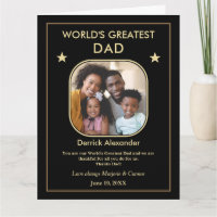 Meilleur Papa du Monde Photo de la Fête des Pères 