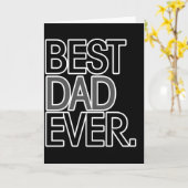 Carte Meilleur papa jamais (Fleur jaune)