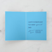 Carte Meilleur papa jamais noir & blanc photo Collage (Intérieur)