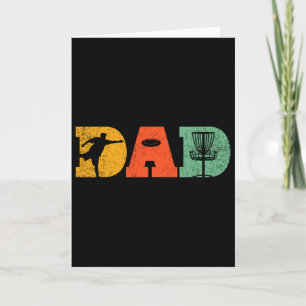 Carte Meilleur Papa Par Disque de Golf Papa Disque Volan