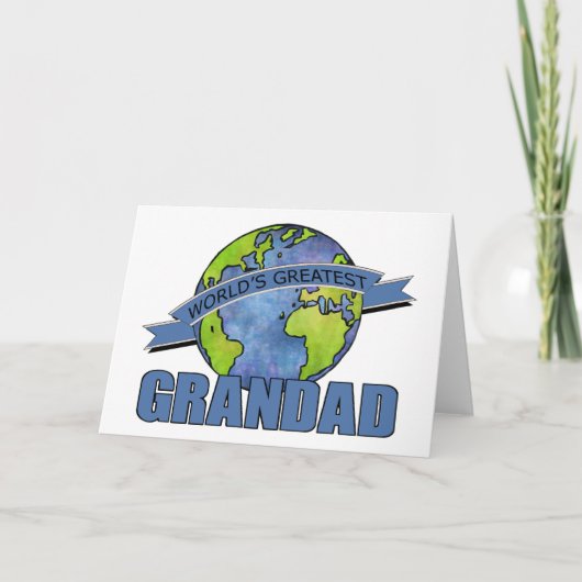 Carte Meilleur Papi du Monde (Devant)