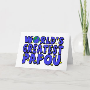 Carte Meilleur Papou du monde
