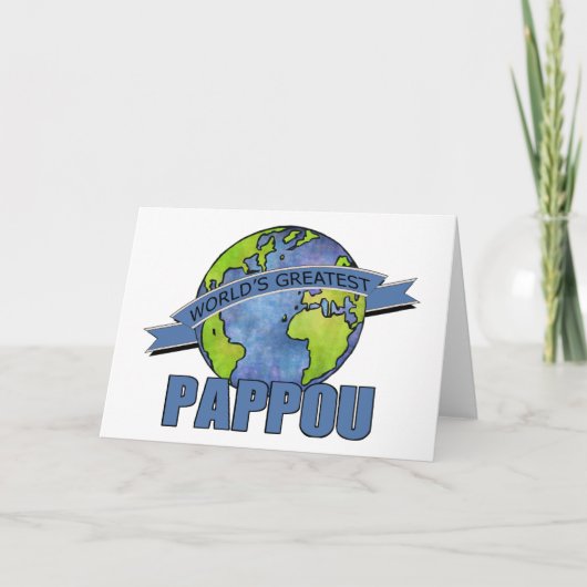 Carte Meilleur Pappou du Monde (Devant)