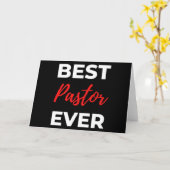 Carte Meilleur pasteur Ever (Fleur jaune)