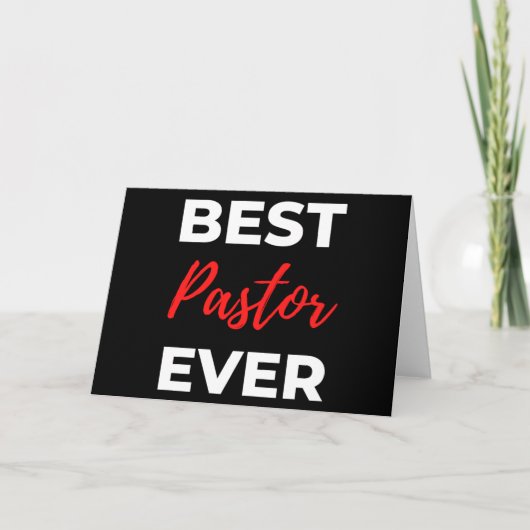 Carte Meilleur pasteur Ever (Devant)