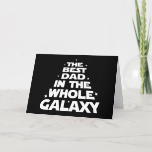 Carte Meilleur père dans toute la Galaxie - Fête des pèr