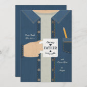 Carte Meilleur Père du Monde (Devant / Derrière)