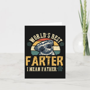 Carte Meilleur Père du Monde Je Veux Dire Papa Meilleur