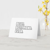 Carte Meilleur petit ami jamais (Fleur jaune)