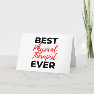 Carte Meilleur physiothérapeute jamais 2