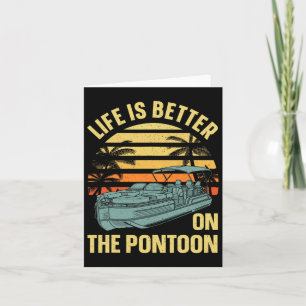 Carte Meilleur Ponton Capitaine Art Pour Hommes Femmes P