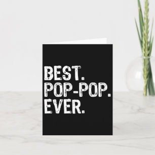 Carte Meilleur Pop-pop Ever Famille Amusants Cool Poppop