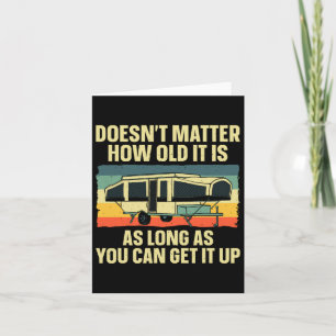 Carte Meilleur Pop Up Camper Art Pour Hommes Femmes Pop