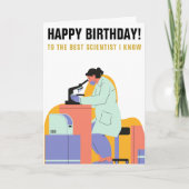 Carte Meilleur scientifique ou chercheur que je connaiss (Devant)