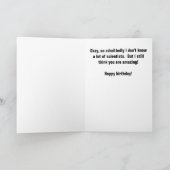 Carte Meilleur scientifique ou chercheur que je connaiss (Intérieur)